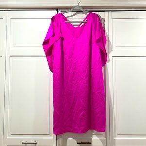 Rachel Roy women’s plus size 1X hot pink dress